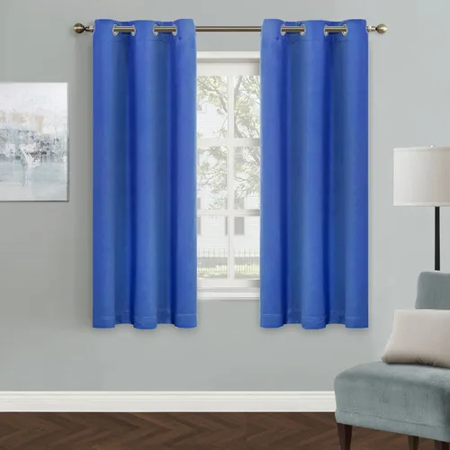 Vista 171 de MYSKY HOME - Cortinas opacas amarillas para sala de estar y dormitorio, cortinas de 84 pulgadas de largo, con ojales, cortinas de oscurecimiento
