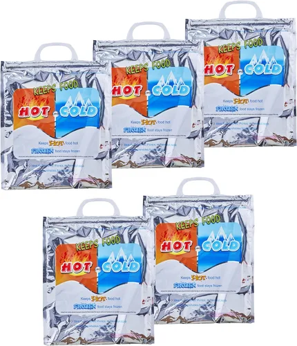 Vista 39 de Bolsas aisladas Superio para entrega de alimentos fríos y calientes, bolsas de compras de comestibles, almacenamiento de alimentos para comida