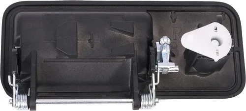 Vista 4 de Manija de puerta exterior delantera con llaves, 1 par de manijas de puerta lateral izquierda y derecha, se adapta a camiones Volvo VNL, se adapta a