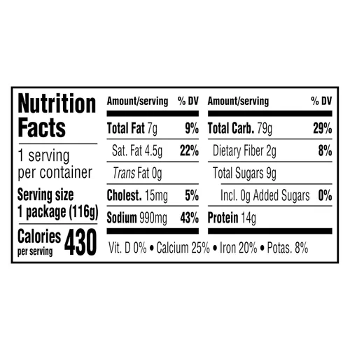 Vista 2 de Kraft Easy Mac - Taza grande de macarrones y queso de sabor original (4.1 onzas para microondas)