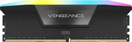 CORSAIR Vengeance RGB DDR5 RAM 16GB (1x16GB) 5600MHz CL40 Intel XMP iCUE Memoria de Computadora Compatible - Negro (CMH16GX5M1B5600C40)