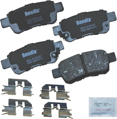 Vista 324 de Bendix Priority1 CFC154 - Juego de pastillas de freno de disco para Avanti II, Century, LeSabre, Regal, Riviera, chasis comercial, DeVille