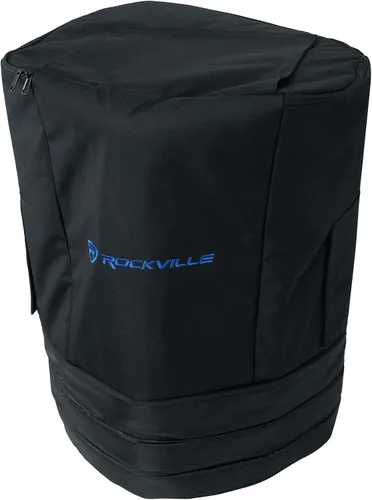 Vista 6 de Rockville BPA15 15 "Profesional Powered Active 800w DJ PA Altavoz w Bluetooth Bundle Best Cover 15" acolchado Slip Cover