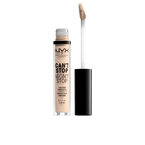 Vista 20 de NYX PROFESSIONAL MAKEUP Can't Stop Won't Stop - Corrector de contorno para maquillaje, 24 horas de cobertura total y acabado mate - Pálido