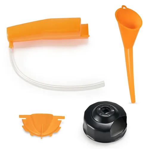 KIWI MASTER Llave de filtro de aceite y embudo de llenado de aceite primario y transmisión/embudo de llenado de cárter para kits de cambio de aceite