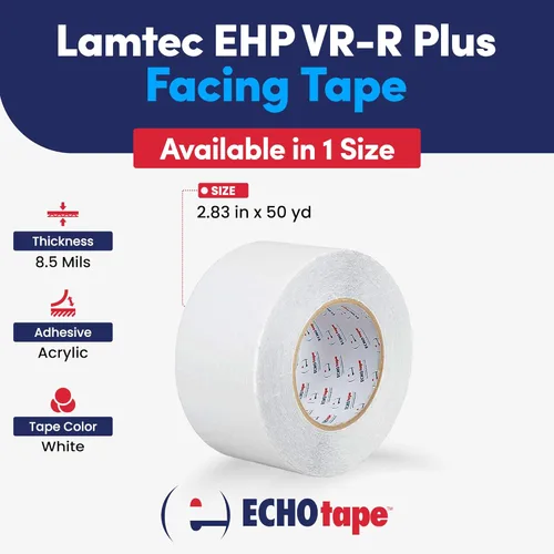 Vista 2 de ECHOtape FS-G7739 Cinta de revestimiento Lamtec EHP VR-R Plus para todo tipo de clima Cinta aislante de construcción de metal Adhesivo