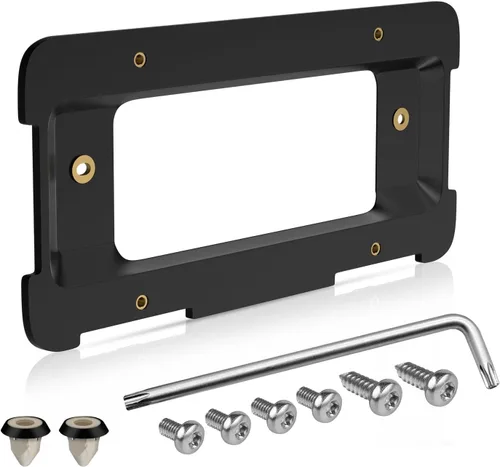 Soporte de base para portaplacas de matrícula trasera compatible con BMW Serie 1/2/3/4/5/6 X1 X3 X4 X5 X6 Z4, repuesto para 51187160607 511882380615
