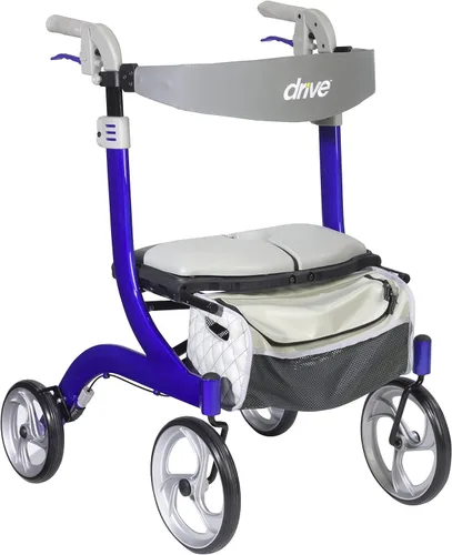 Vista 8 de Drive Medical Nitro DLX Euro Style Andador ortopédico con rodamiento, RTL10266CH-HS, Champán, 1, 1