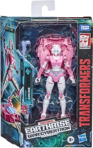 Vista 2 de Transformers Toys Generations War for Cybertron: Earthrise Deluxe WFC-E17 Arcee Figura de acción – Niños a partir de 8 años, 5.5 pulgadas