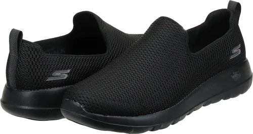 Vista 7 de Skechers Go Max-Athletic Tenis para caminar para hombre, de malla de aire y sin cordones
