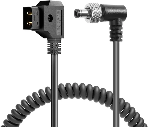 Vista 6 de Alvin's Cables ATOMOS Monitor Cable de Alimentación Bloqueo DC a D Tap para Dispositivos de Video PIX-E7 7 Pantalla Táctil Hollyland Mars 400s