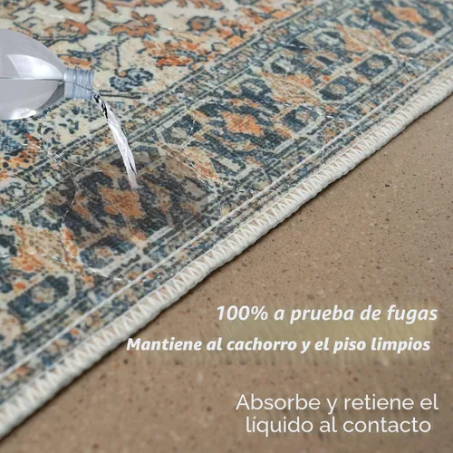Vista 3 de nunubaby Almohadillas reutilizables para orina de perros, para jaulas y pisos, Almohadillas lavables para orina de perros, elegantes, Beige