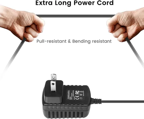 Vista 2 de Adaptador AC/DC global para Sony Discman Walkman D-NE9 Atrac3plus MP3 Reproductor de CD portátil Cable de alimentación