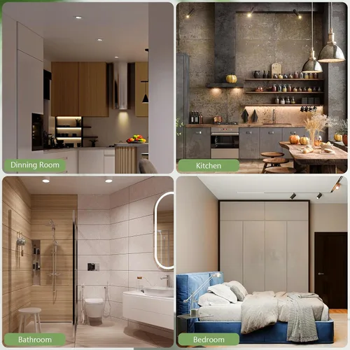 Vista 6 de Sigalux GU10 LED Bulb 8 Pack, 3000K Warm White, 4.2W (50W Equivalent) Non-Dimmable, 350 Lumens, 35° Spotlight, MR16 GU10 Bulb Replacement for Track