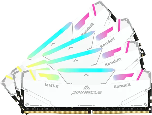 Vista 10 de Timetec Pinnacle Konduit RGB DDR4 3200MHz PC4-25600 CL16-18-18-38 XMP2.0 Overclocking 1.35V Compatible para PC de escritorio AMD e Intel Módulo