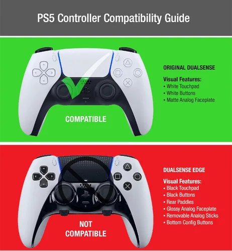 Vista 8 de Foamy Lizard SensePro - Funda para controlador PS5 Compatible con muelle, suave y plana antideslizante de gel de silicona con tachuelas