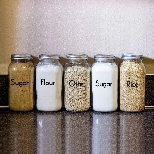 Vista 2 de 584 piezas 8 hojas Kit de letras y números de vinilo autoadhesivo de 1 pulgada, calcomanía moderna de números de buzón para buzón, letreros