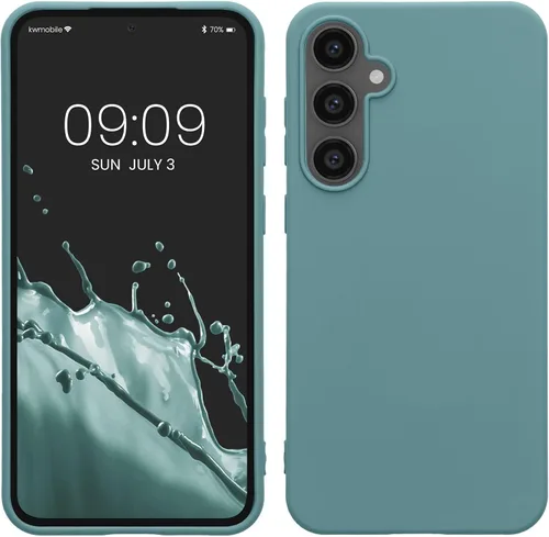 Vista 164 de kwmobile Funda compatible con Samsung Galaxy S23 - Funda protectora de silicona TPU suave y delgada - Piedra antigua