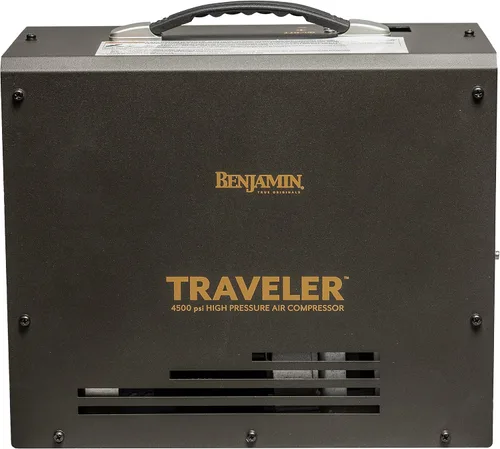 Vista 2 de Benjamin Compresor de aire del viajero para los rifles de aire del PCP con el indicador de presión de Digitaces