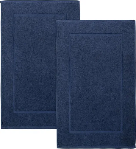 Vista 11 de Bliss Casa Juego de 2 tapetes de baño de 100 % algodón hilado en anillo de alta calidad, súper suaves y absorbentes, de lujo, para hotel, spa, ducha