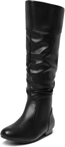 DREAM PAIRS Women's Knee High Boots Wide Calf