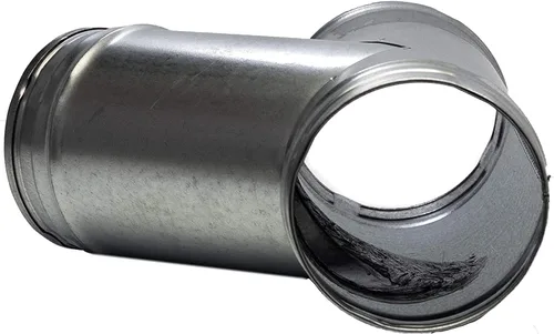 Vista 6 de Vent Systems Conector de conducto de 5 pulgadas – Adaptador de tubería de acero galvanizado resistente con división de tres vías – Adaptador