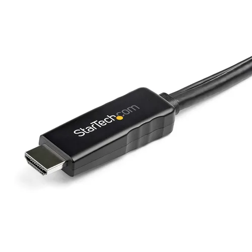 Vista 3 de StarTech.com Cable adaptador HDMI a DisplayPort de 9.8 ft con alimentación USB, convertidor HDMI activo 1.4 a DP 1.2 4K 30Hz (HD2DPMM3M)