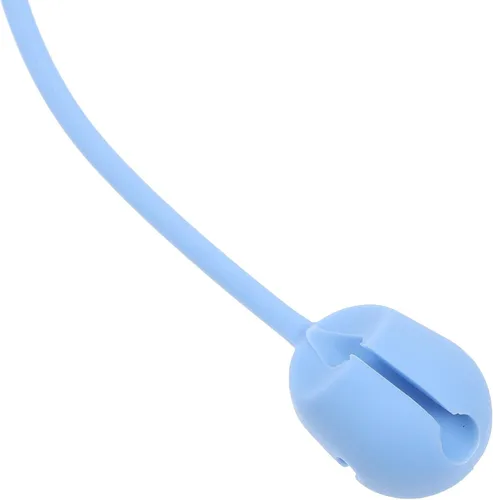 Vista 3 de Kisangel 16pcs Silicone Cord Organizers Cable Ties Reusable Wire Straps for Cable Management Portable Multi-functional Cord Holders for Office Home