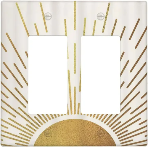 Vista 60 de Ancla Náutica Velero Faro Brújula Cubiertas de Interruptor de Luz de 1 Gang Sin Dispositivo Placa de Pared Decorativa en Blanco Placa Frontal