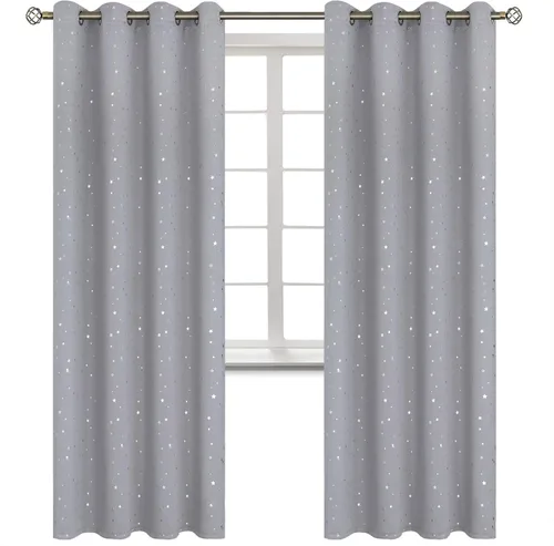 Vista 184 de BGment Cortinas cortas para ventanas, cortinas opacas pequeñas de 45 pulgadas para dormitorio, cortinas de oscurecimiento de habitación