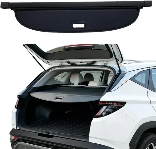 Vista 10 de Vesul, cubierta retráctil para baúl trasero compatible con Toyota RAV4 2013-2018, protector de seguridad, pantalla de privacidad para equipaje