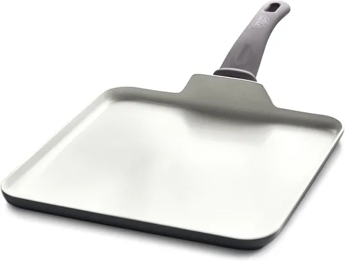 Vista 10 de GreenLife Soft Grip Diamond - Sartén antiadherente de cerámica saludable de 11 pulgadas, sin PFAS, apta para lavavajillas, color negro