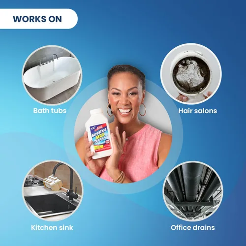 Vista 5 de Professor Amos Polvo de drenaje superconcentrado SuperFast MAX