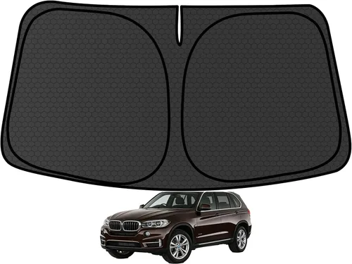Vista 53 de X1 F48 Parasol plegable personalizado para parabrisas para 2016 2017 2018 2019 2020 2021 2022 X1 F48 Protector de sol para ventana delantera