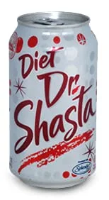 Vista 2 de Shasta Diet Dr Shasta Soda, latas de 12 onzas (paquete de 24)