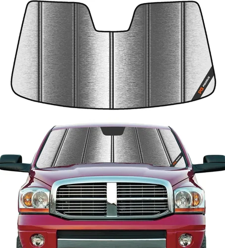 Vista 18 de Parasol de Parabrisas para Dodge Ram 1500 2002-2008 Protección Solar para Ventana Delantera - Salvaguarda