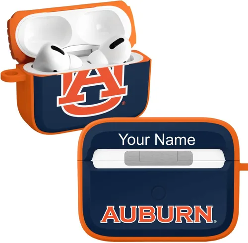 Vista 7 de AFFINITY BANDS Auburn Tigers Camo HDX - Funda compatible con Apple AirPods Generaciones 1 y 2