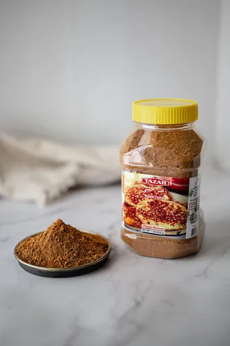 Vista 5 de Tazah Zaatar - Mezcla de tomillo con mezcla de especias de zatar sirio de 16 onzas, Halabi Za'atar en tarro
