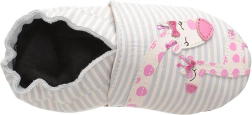 Vista 5 de Robeez Zapatillas unisex para bebés y niñas de 0 a 24 meses con suela suave antideslizante para cuna