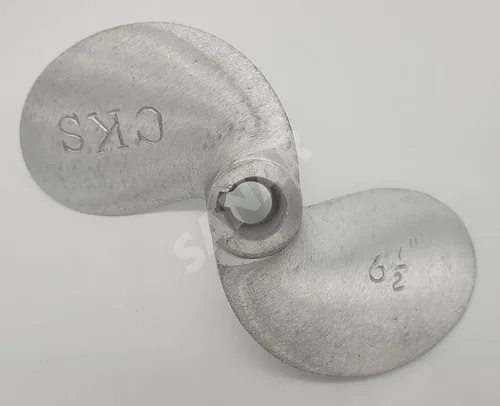 Vista 5 de SANAR Aluminum Propeller for Longtail Mud Motor Long Tail Boat - Keyed Tapered Shaft