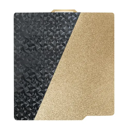 Vista 15 de IdeaFormer-3D Placa de construcción de doble cara negra PEI para Bambu Lab X1/X1C/X1E/P1P/P1S/P2S/A1, lámina de acero para muelles flexible