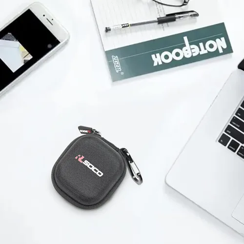 Vista 7 de RLSOCO Funda rígida para auriculares Timekettle M3 Language Translator Funda de viaje de organizador a prueba de golpes, a prueba de polvo