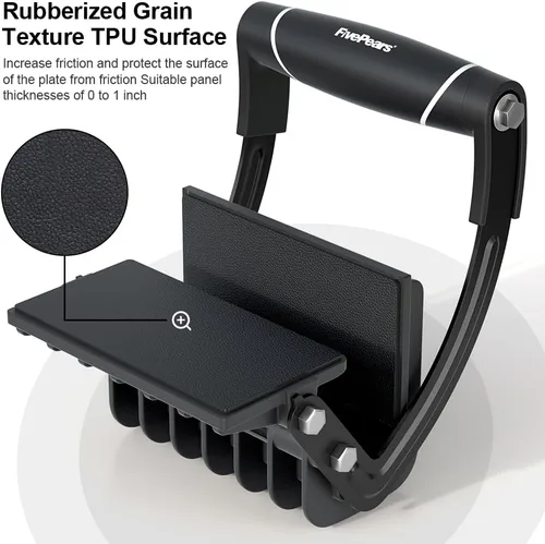 Vista 4 de Mango de transporte profesional de paneles y madera contrachapada FivePears, herramienta de elevación de madera contrachapada y herramienta