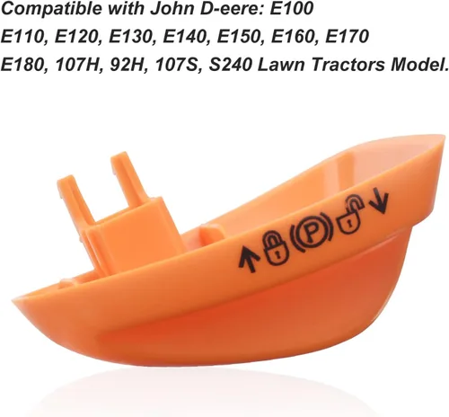Vista 7 de GX23146 Pomo de freno de estacionamiento compatible con John D-eere D100, D105, D110, E100, E110, E120, E130, X105, X106, X115R, 107H, 107S, 92H
