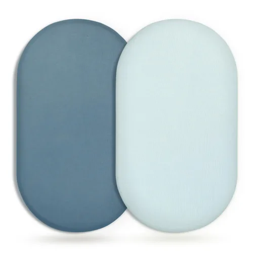 Vista 22 de GRSSDER Juego de 2 sábanas elásticas ultra suaves para cuna, ajuste universal para cuna de bebé, colchón rectangular ovalado, flores y frutas