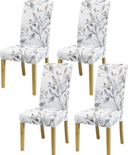 Vista 136 de BIETYONE - Fundas para sillas de comedor, juego de 2 fundas para sillas de comedor o cocina, lavables, protectoras, para sillas Parsons