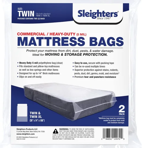 Vista 13 de Bolsas de colchón (1 paquete - 5 mil individual / individual XL - 39 x 14 x 100)