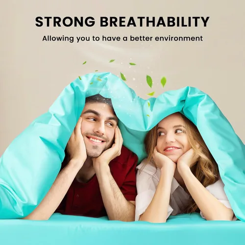 Vista 5 de LBRO2M Juego de sábanas de 100% algodón egipcio de 1000 hilos, tamaño matrimonial, sábanas de 4 piezas, bolsillo profundo de 16 pulgadas, para todas