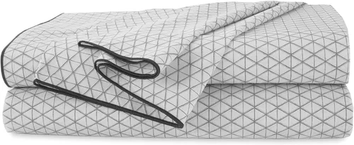 Juego de sábanas EcoPure de 4 piezas tamaño completo | Sábanas 100% algodón orgánico | Sábanas lavadas para comodidad | Refrescantes | Sábanas de