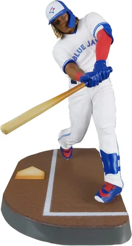 Vista 3 de Figura de Vladimir Guerrero Jr. (Toronto Blue Jays) 2020 MLB de 6 pulgadas Imports Dragon